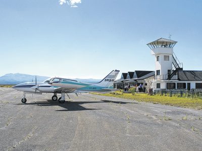 Realizan trabajos para que el Aeropuerto de Zapala se sume al sistema nacional