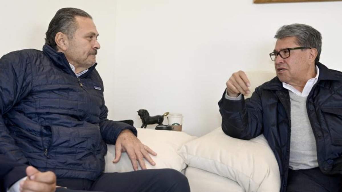 Octavio Romero y el líder de los diputados de Morena