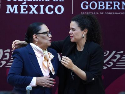 Luisa María Alcalde alista la reorganización de Morena “porque crecimos un montón”