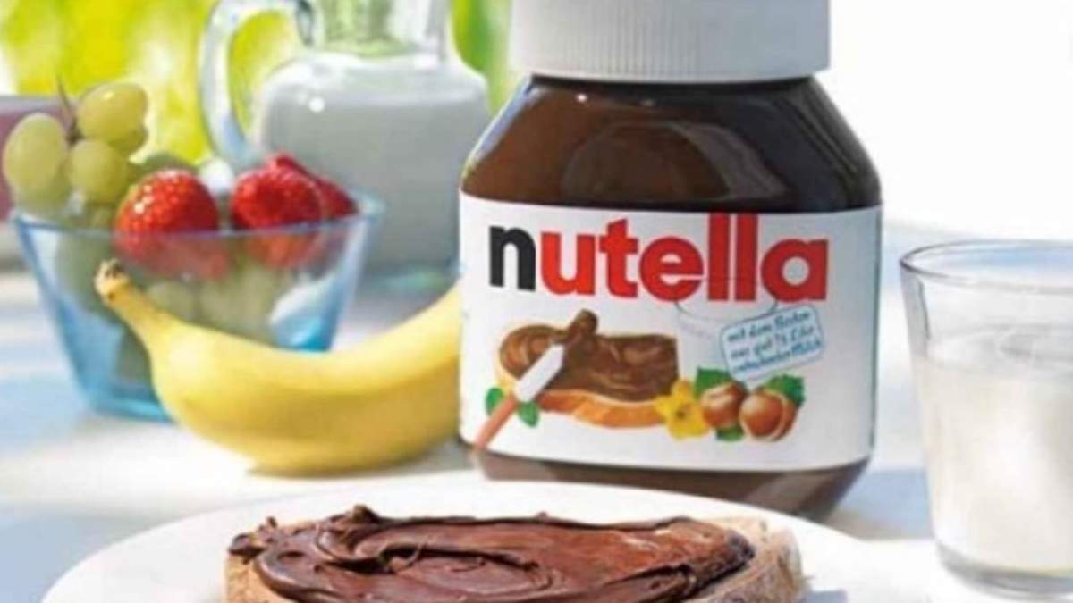 Envase de nutella. Fuente: (Instagram)