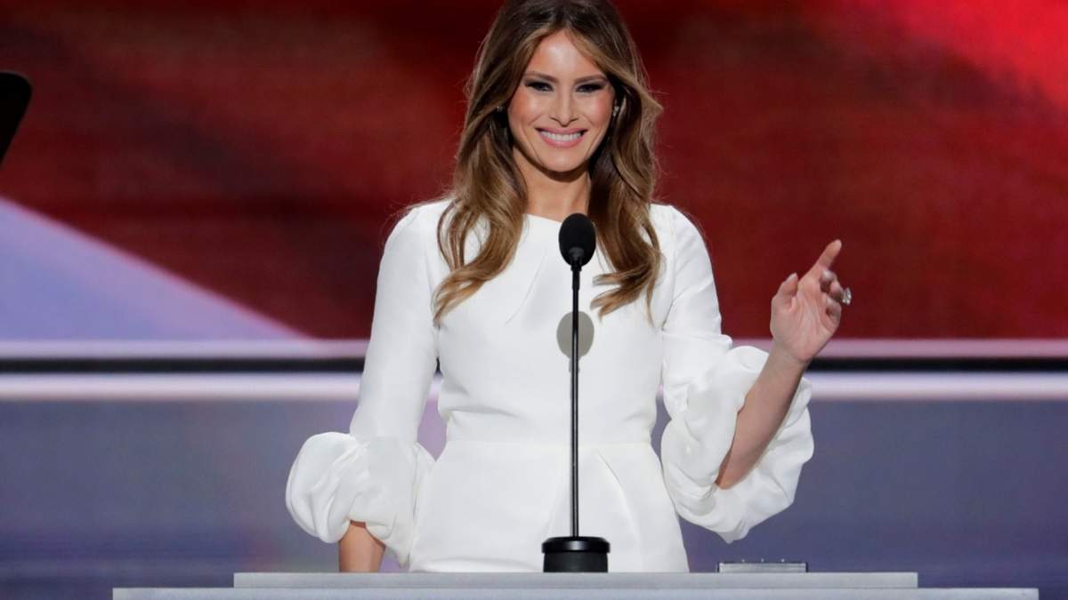 Melania Trump, esposa del candidato presidencial republicano Donald Trump