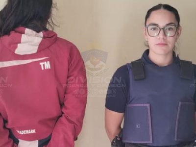 Atraparon a una mujer que protagonizó un robo y amenazas con arma blanca