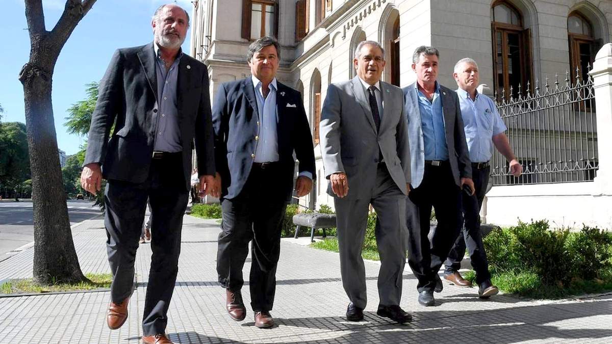 Integrantes de la Mesa de Enlace. Fuente: (Twitter)