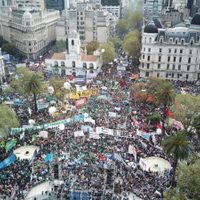 Vuelven a las calles: cuando será la imponente marcha que prepara la CGT en apoyo al Gobierno