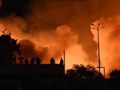 Detienen a presunto responsable del incendio en la Central de Abasto de la CDMX