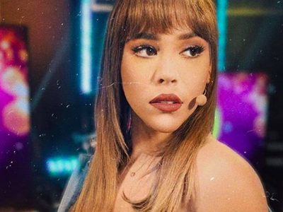 La hermana de Danna Paola aflojó el bañador y la ola se llevó todo... ¡Curvas al aire!