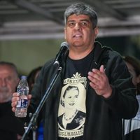 Pablo Moyano consideró como “una guachada del presidente” el cierre de Télam