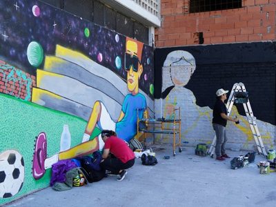 Artistas neuquinos embellecerán los barrios de la zona sur de la ciudad de Neuquén