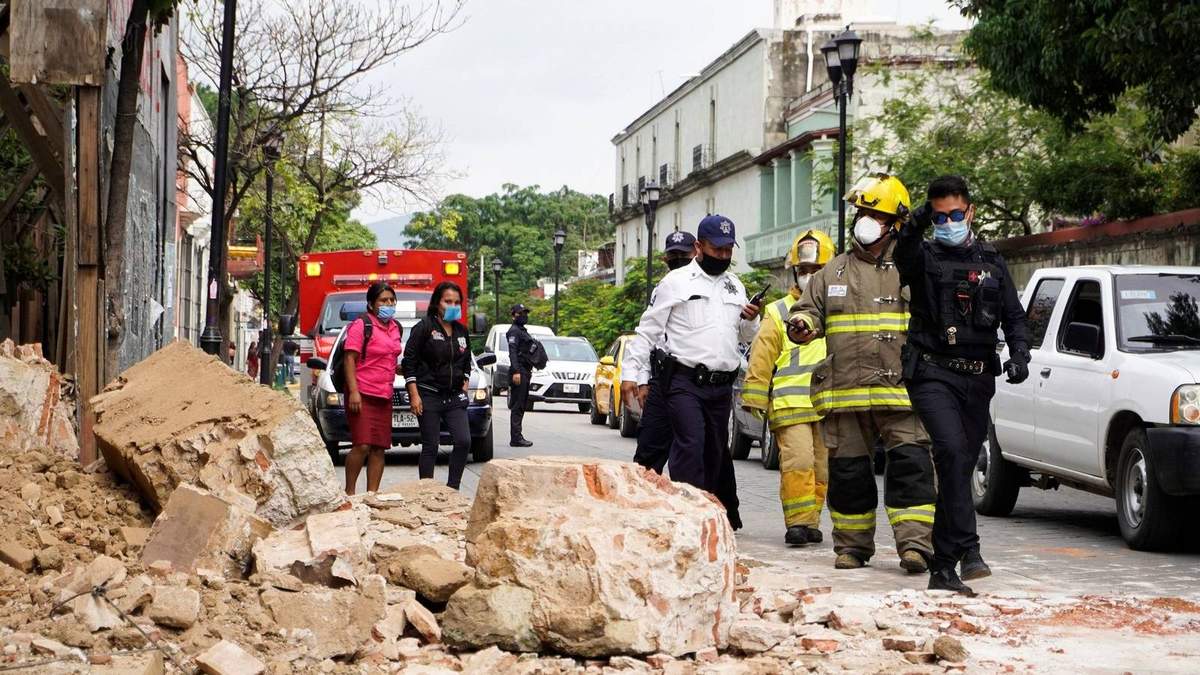 Terremoto en Oaxaca. Fuente: (Twitter)