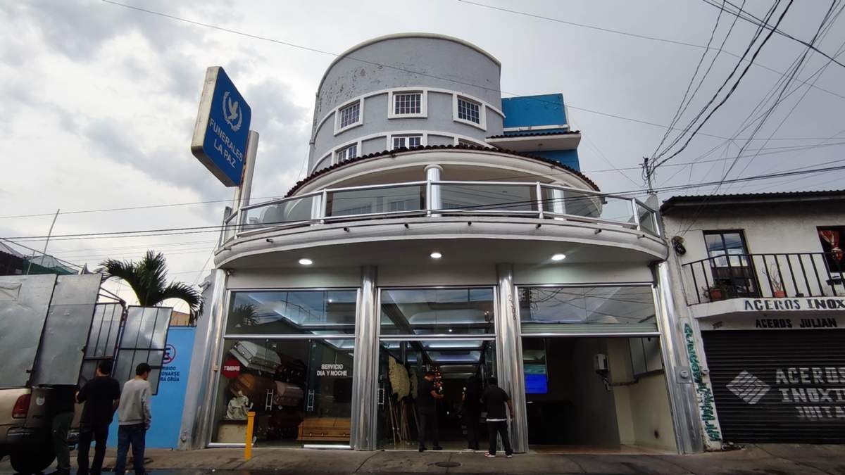 La funenaria donde se desplegó el operativo de seguridad