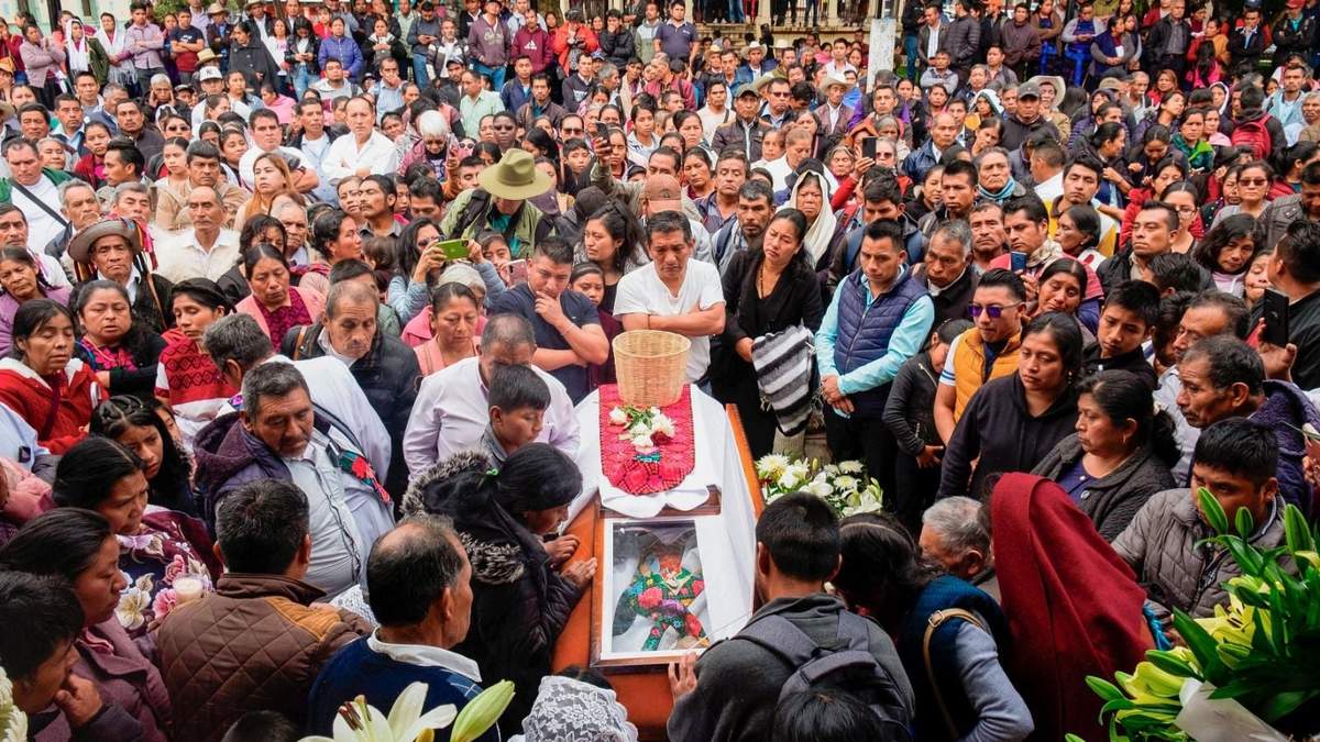 Funeral del padre Marcelo Pérez