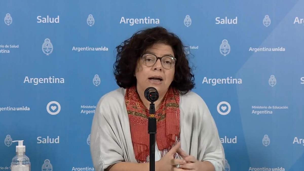 La ministra de Salud de la Nación, Carla Vizzotti. Fuente: (Twitter)
