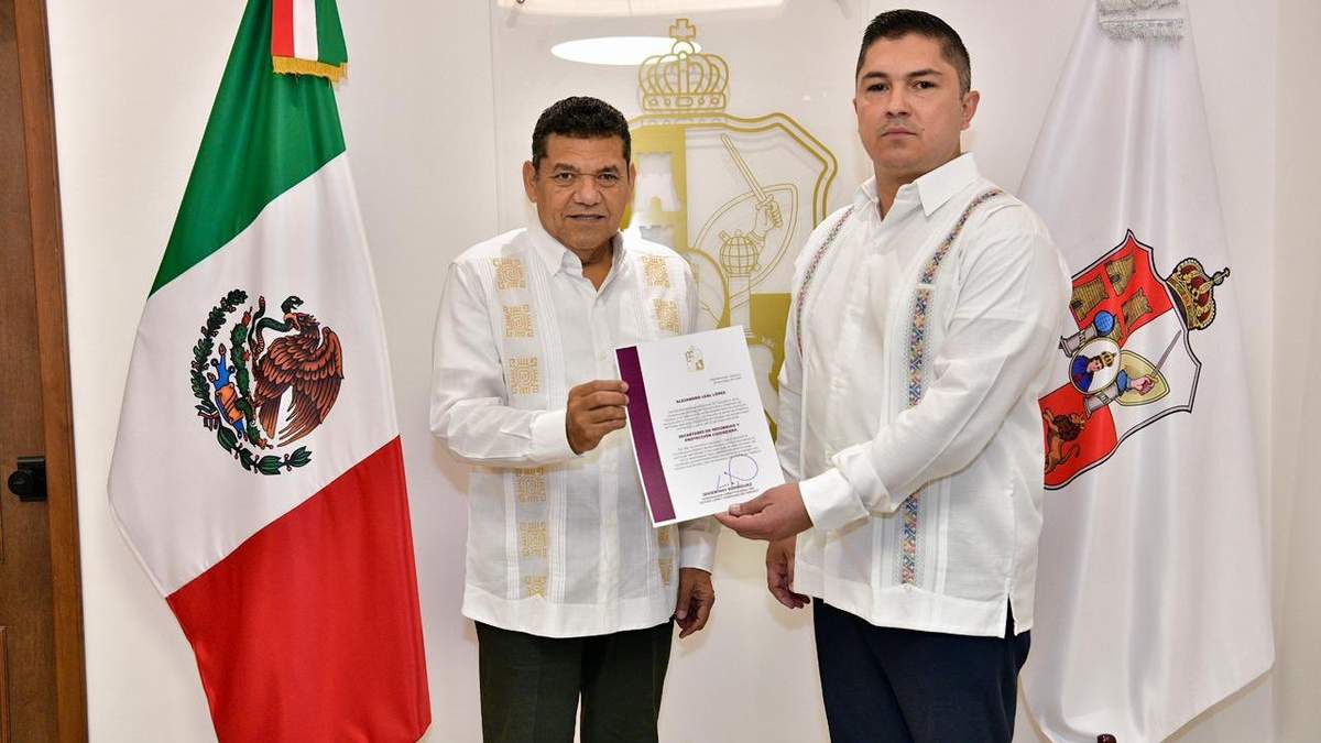 El gobernador Javier May Rodríguez designó este martes como secretario de Seguridad y Protección Ciudadana de Tabasco al comisario Alejandro Leal López