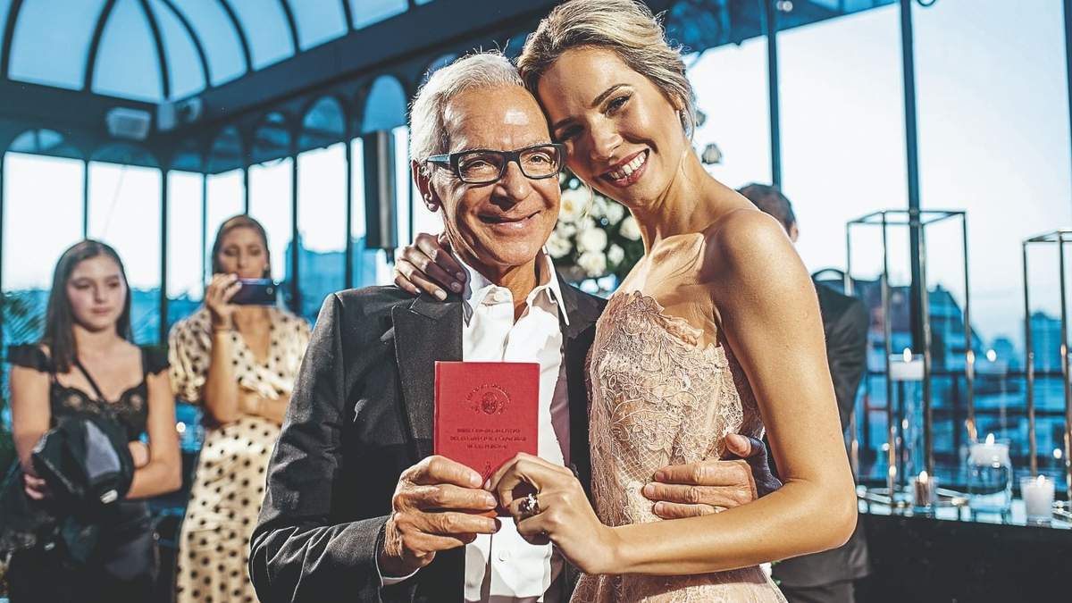 Eduardo Costantini y Elina Fernández. Fuente: (Instagram)