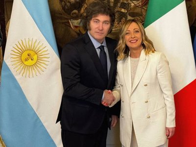 Javier Milei viajará a Italia para apoyar a la primer ministro que lo visitó hace pocas semanas