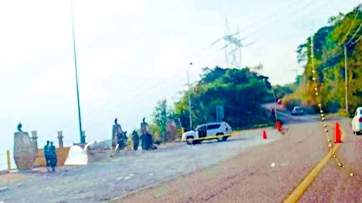 El militar estaba en su vehículo en el mirador conocido como La Presa