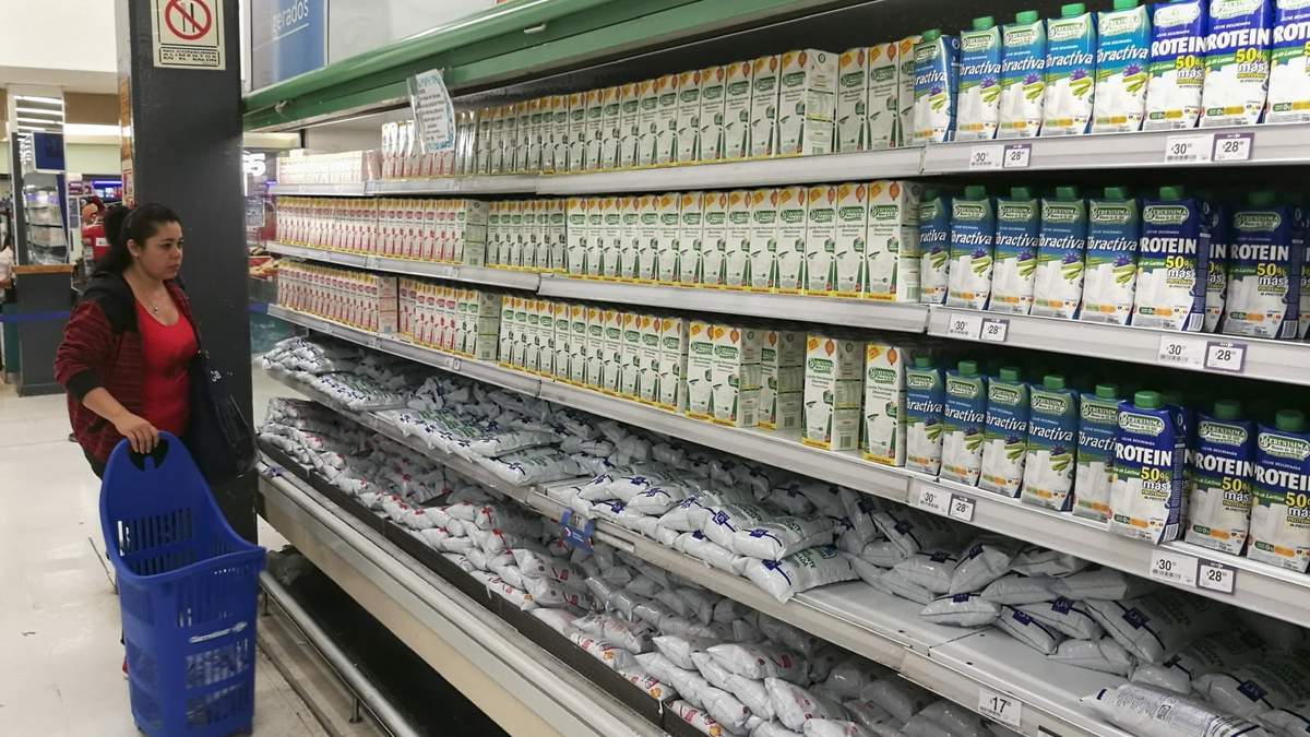 No habrá aumento en la leche. Fuente: (Twitter)