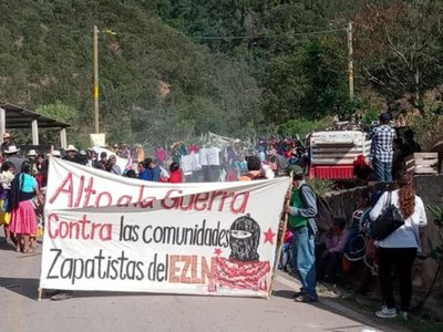 Con megaproyectos, gobierno respalda el despojo "mediante la militarización": zapatistas