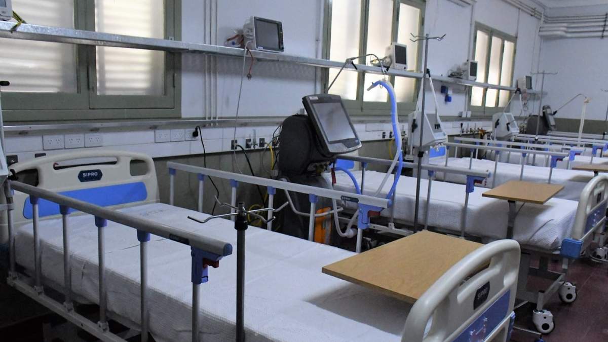 Hospital de campaña en Corrientes. Fuente: (Twitter)
