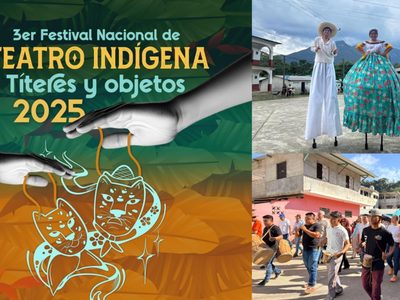 Festival Nacional de Teatro Indígena en Oxolotán, Tabasco, y más...