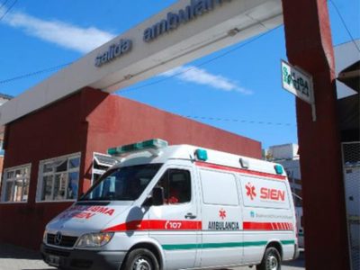 Preocupante: una ambulancia fue agredida a piedrazos en Neuquén Capital