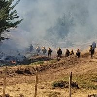 Preocupación por dos focos de incendios activos en la zona de Aluminé
