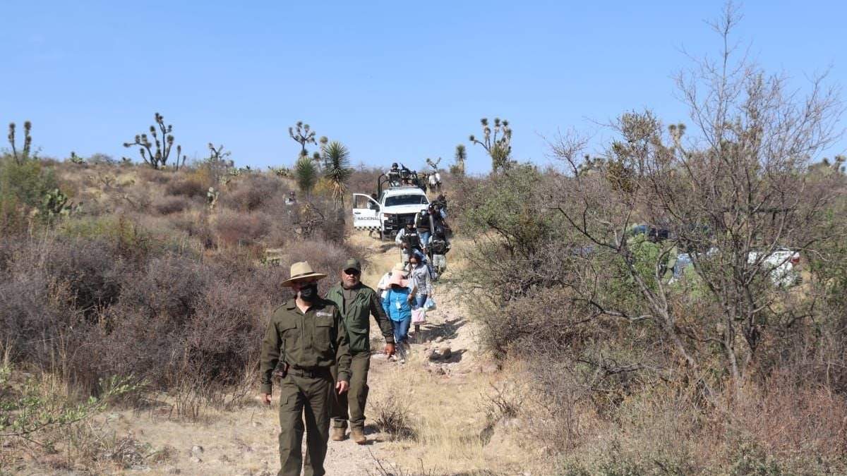 Operativo de búsqueda en la comunidad de San Marcos, del municipio zacatecano de Loreto