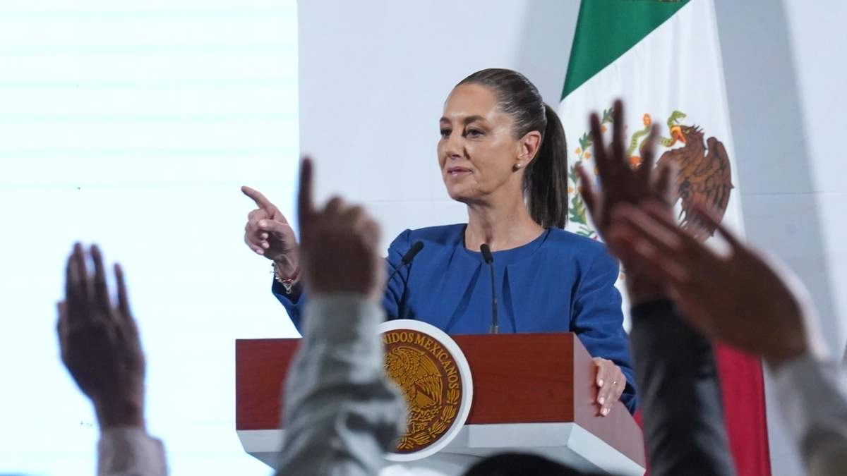 La presidenta Claudia Sheinbaum