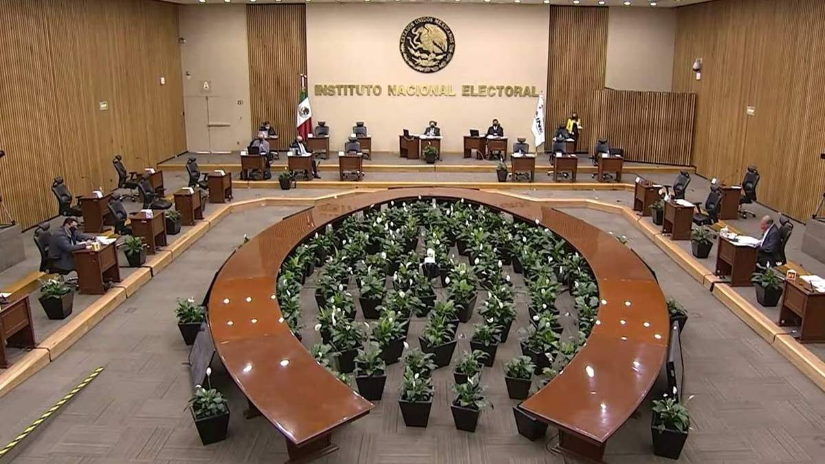 Sesión del Consejo General del INE