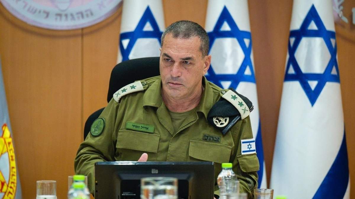 El jefe del Estado Mayor de las Fuerzas Armadas israelíes, Eyal Zamir