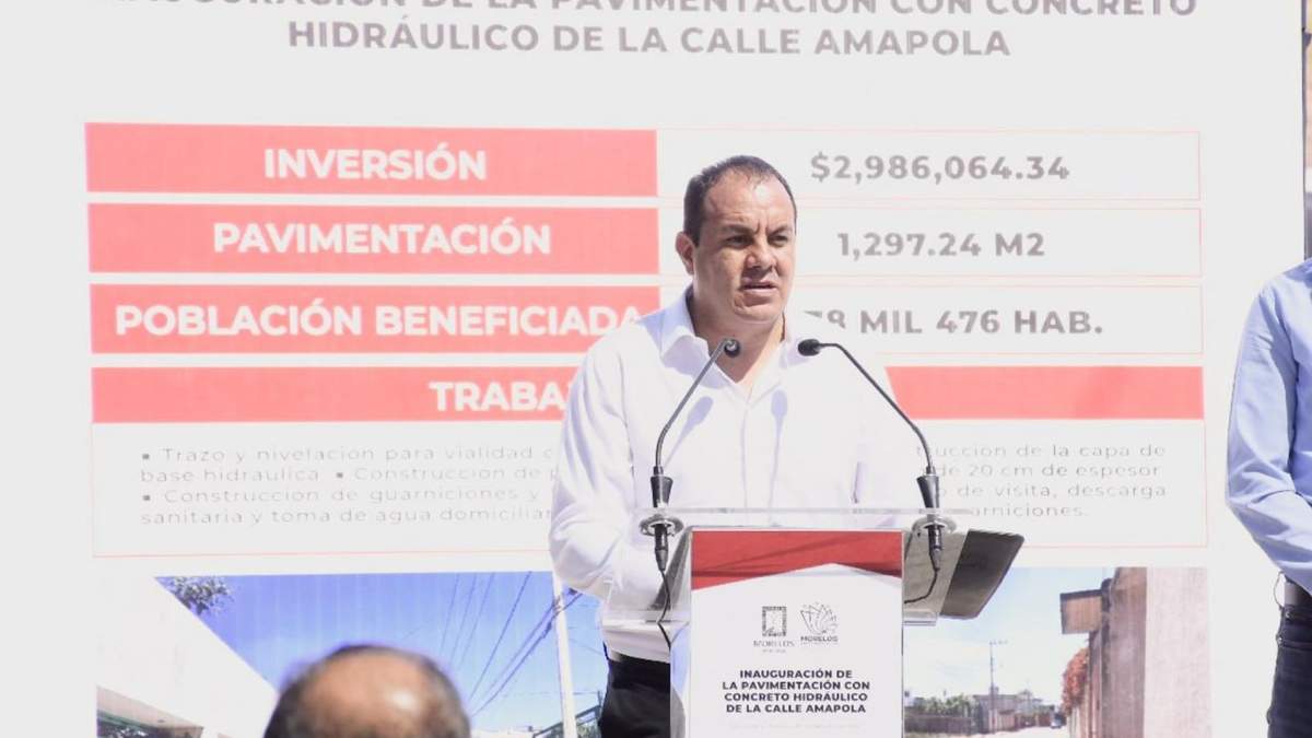 El gobernador Cuauhtémoc Blanco Bravo
