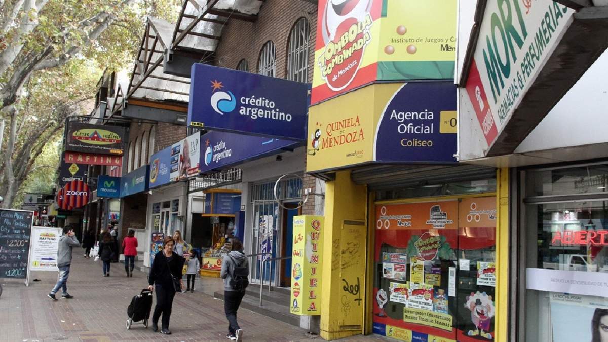 Comercios en Mendoza. Fuente: (Twitter)