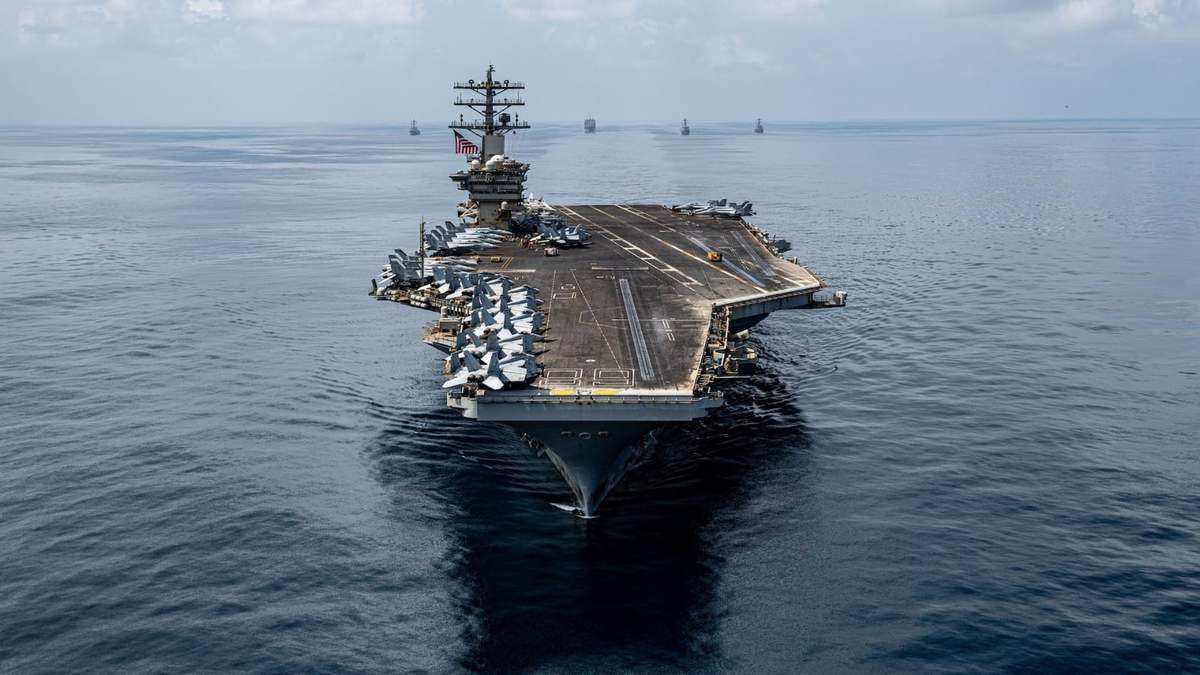 El portaaviones estadunidense