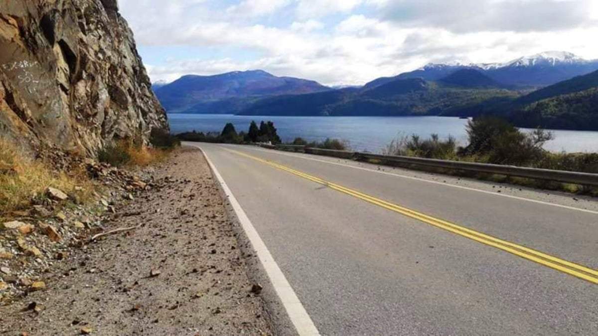 Ruta 40, San Martín de los Andes. Fuente: (Twitter)