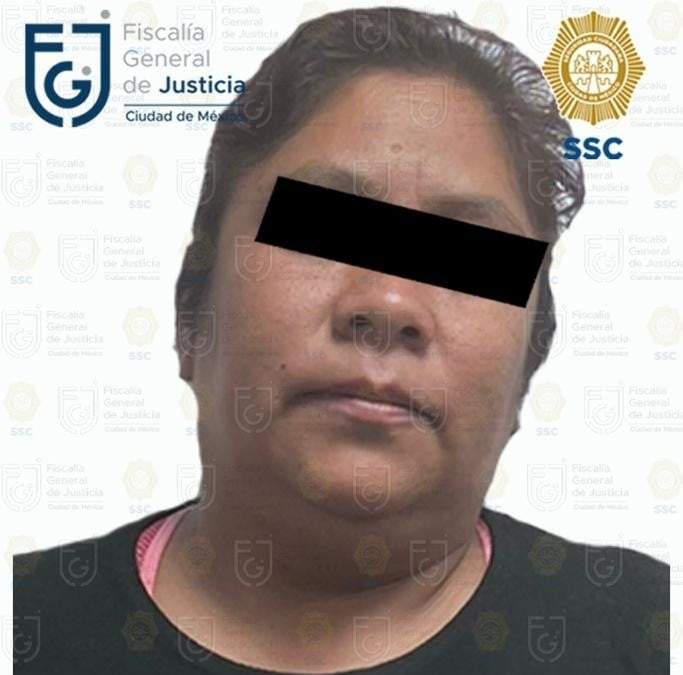 Mujer detenida en el Metro