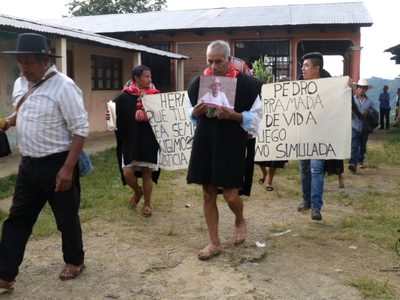 ONU-DH condena asesinato del activista e indígena tzotzil Simón Pedro Pérez López