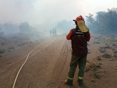 Incendio en Valle Magdalena: la lluvia ayudó a detener la propagación del fuego