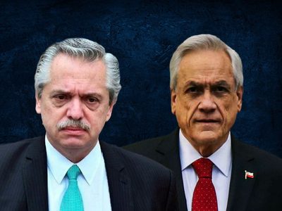 Sebastián Piñera fue aislado y Alberto Fernández tuvo que suspender su viaje a Chile