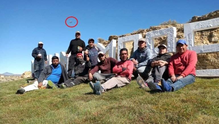 La foto del OVNI