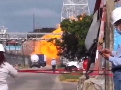 Reportan explosión en complejo petroquímico "Morelos" de Coatzacoalcos