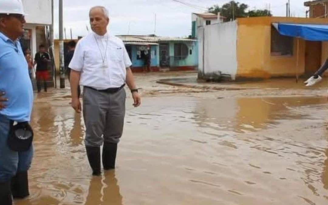 Robert Francis Prevost, cuando era obispo en Chiclayo, Perú