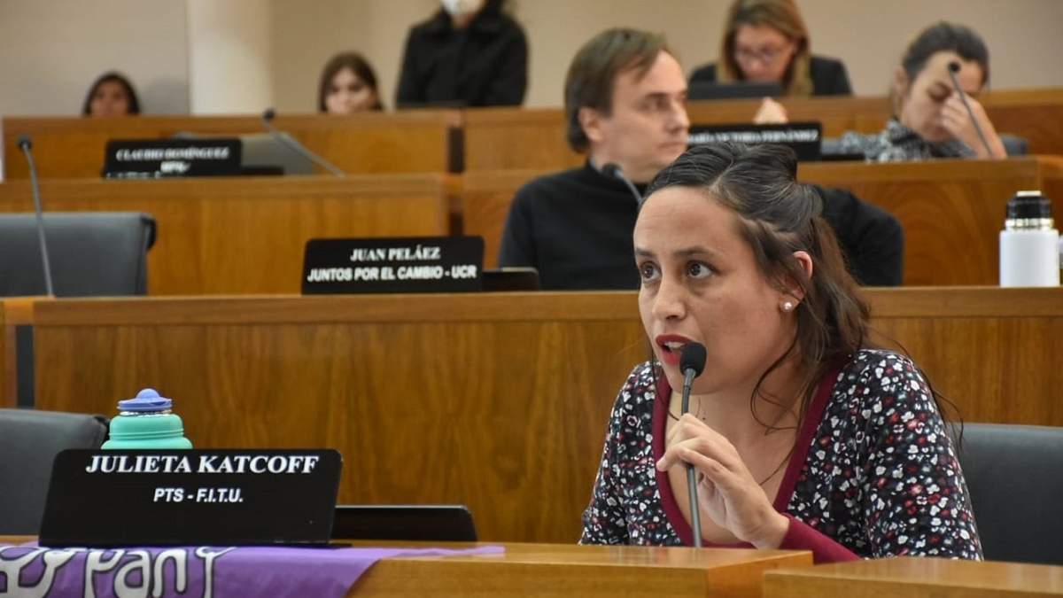 Julieta Katcoff, concejal y trabajadora de la línea 102 del Castro Rendón por Maltrato Infantil. Fuente: prensa concejal