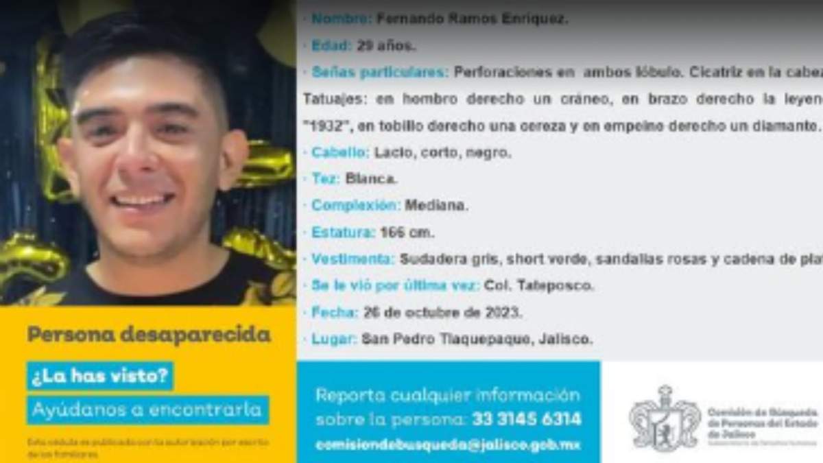 Ficha de búsqueda de Fernando Ramos Enríquez