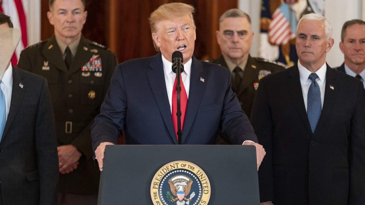 El presidente de Estados Unidos ofreció un discurso para abordar los hechos ocurridos en Irak. Fuente: (Twitter).