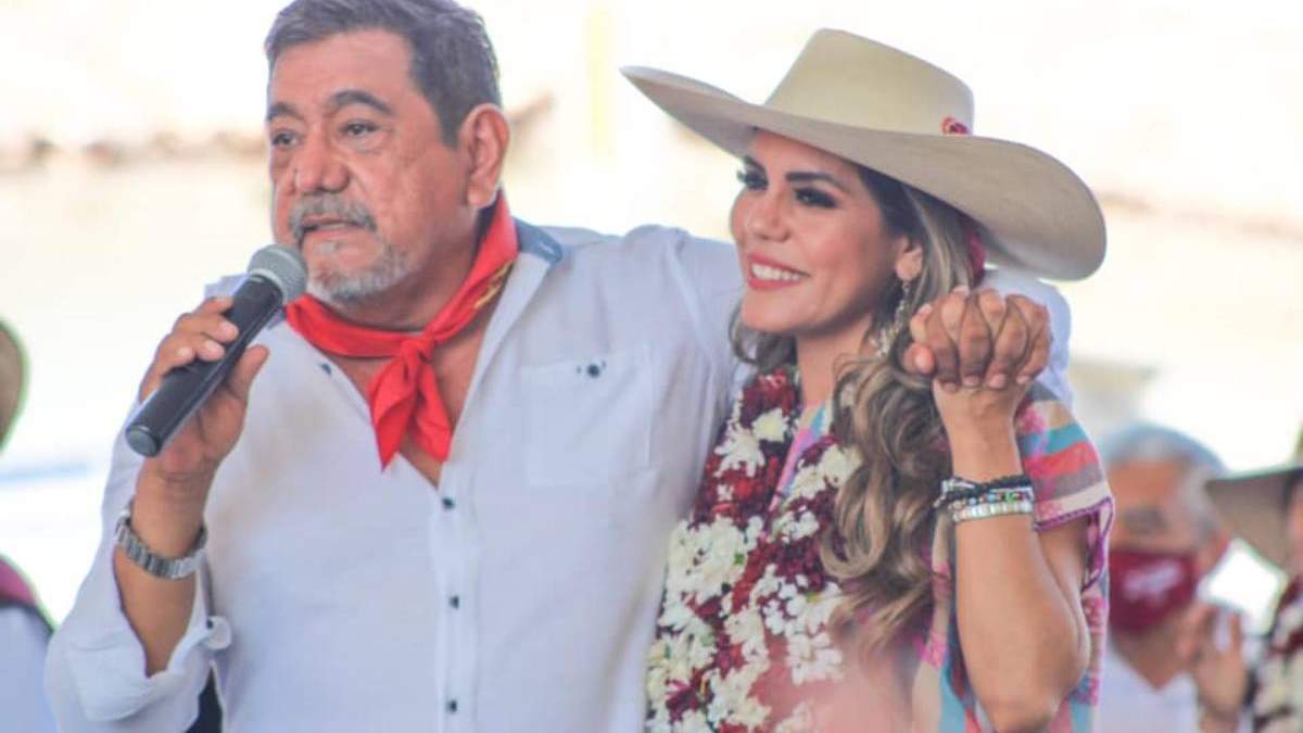 Félix Salgado Macedonio y su hija Evelyn, candidata al gobierno de Guerrero