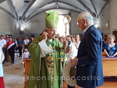 El embajador Ken Salazar se reunió con el obispo de Cuernavaca, Ramón Castro y Castro