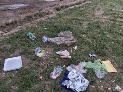 Vecinos mugrosos: así queda el Parque Metropolitano después del fin de semana