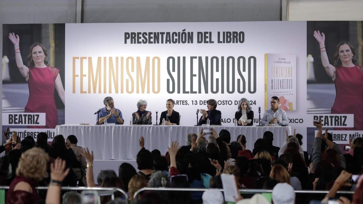 Presentación del libro "Feminismo silencioso" con presencia del primer círculo del poder