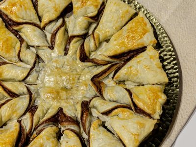 Estrella de Navidad: con pascualinas y 3 ingredientes más, prepará esta irresistible y fácil receta