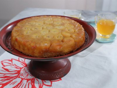 Torta invertida de banana: una receta fácil de hacer y económica para la hora del mate